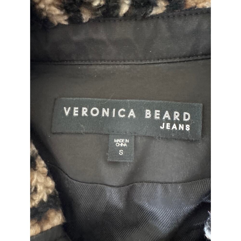 Veronica Beard Anita Sherpa faux-fur Bomber jacket in leopard print Size Small - Picture 8 of 10
